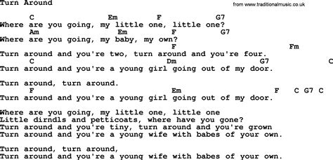 turnaround lyrics|turn around lyrics.